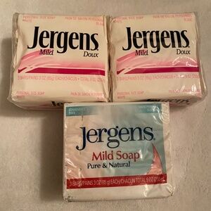 Jergens Mild Soap Bars Vintage (9 bars - 85 grams each)